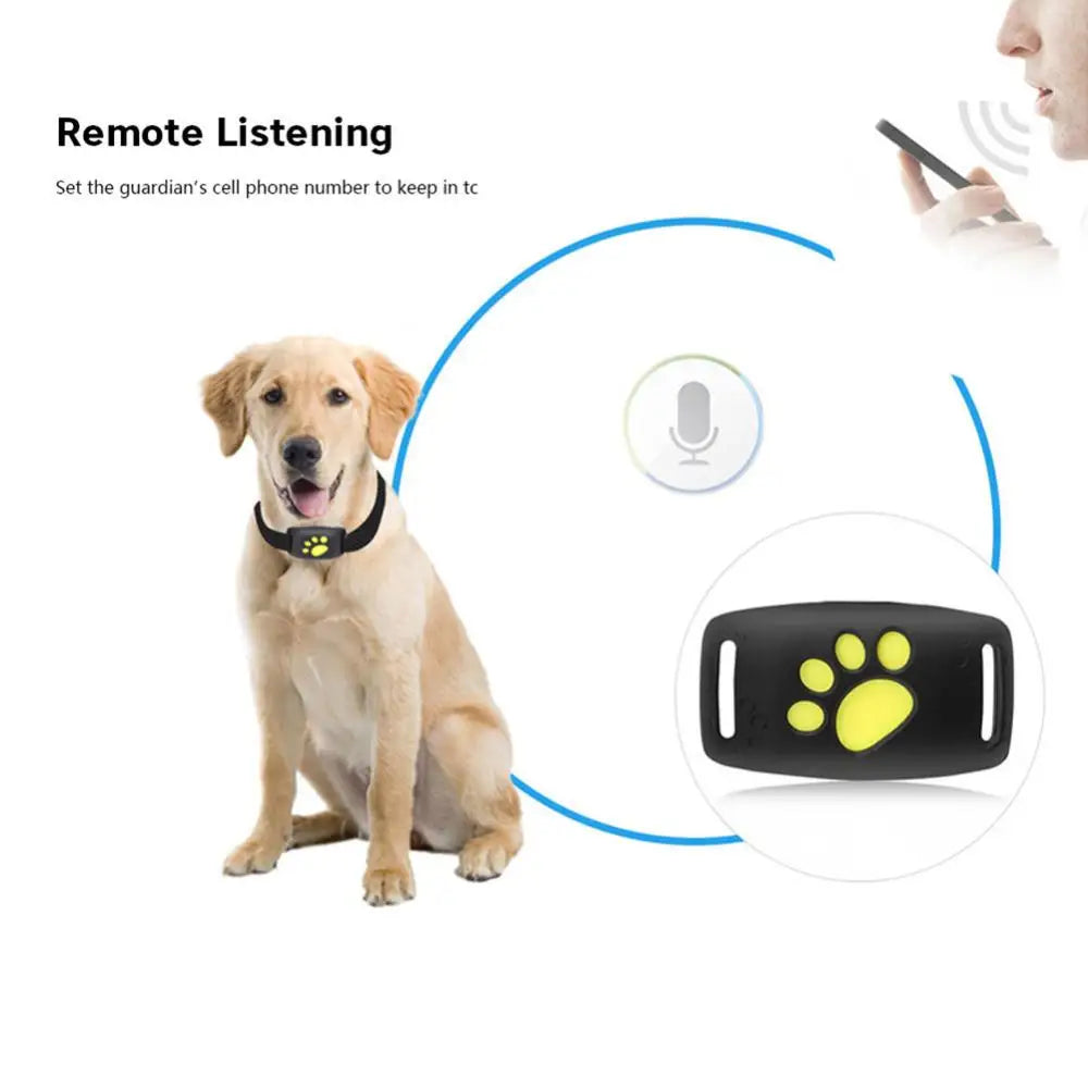 GPS Tracker Collar for Dogs and Cats - Security Solution with Real Time Tracking and Anti-Lost Function 